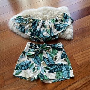 Red Dress Boutique Two Piece Palm Set